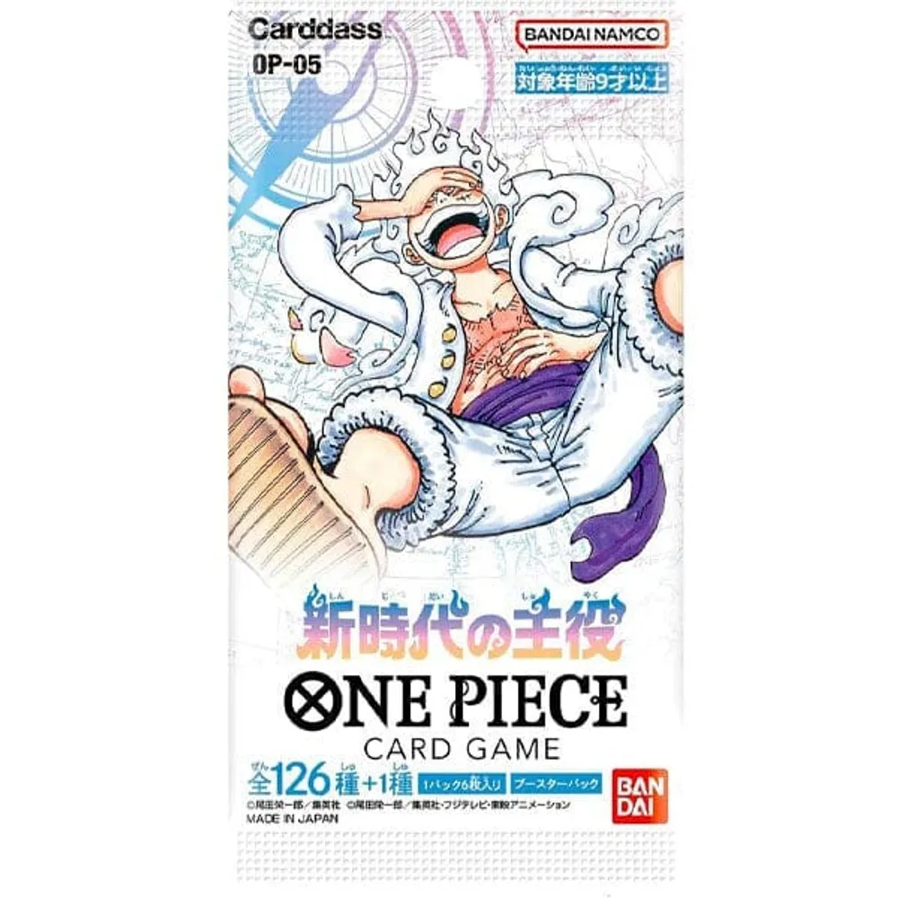 One Piece TCG: The Leader Of The New Era (Japanese Version) Namco Bandai Trading Card Booster Pack OP-05