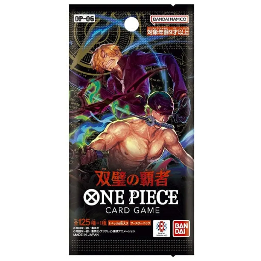 One Piece TCG: Conqueror of Twins (Japanese Version) Bandai Namco Trading Card Booster Pack OP-06