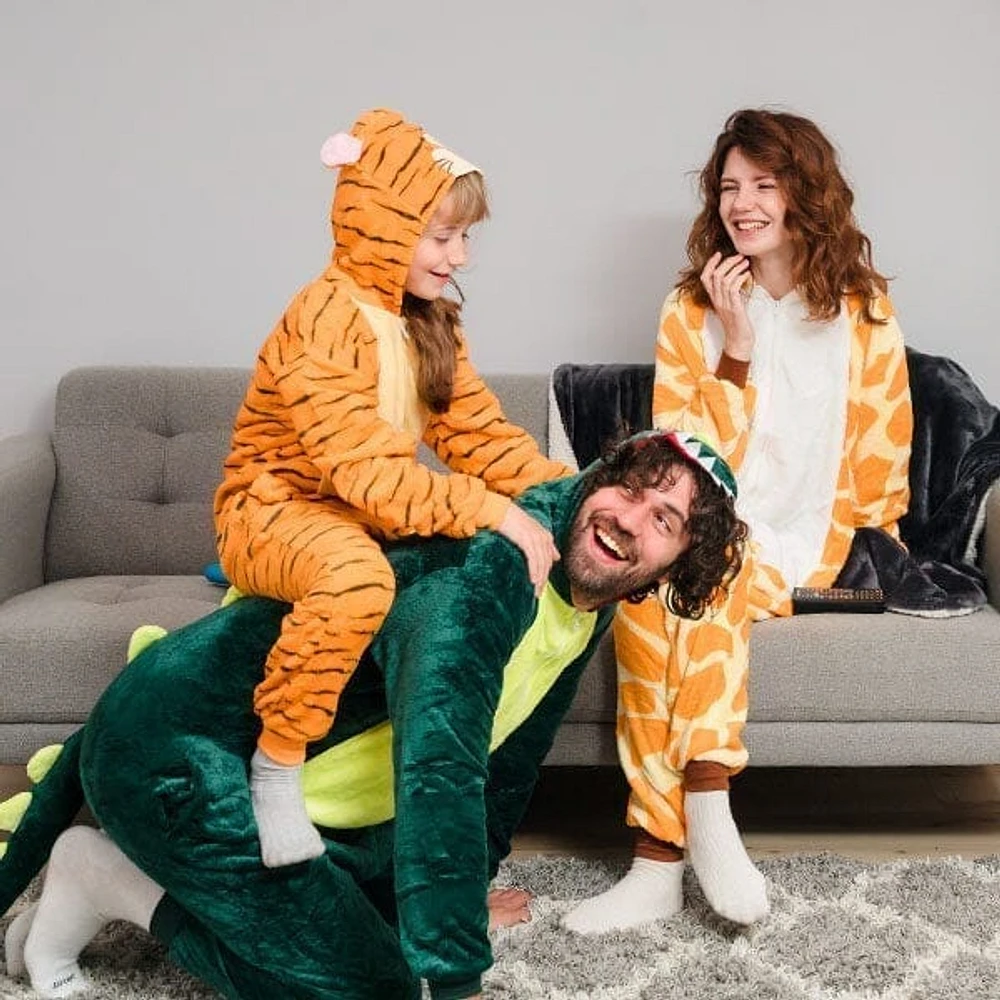 Cozy Cuddler Dinosaur Onesie (Multiple Sizes)