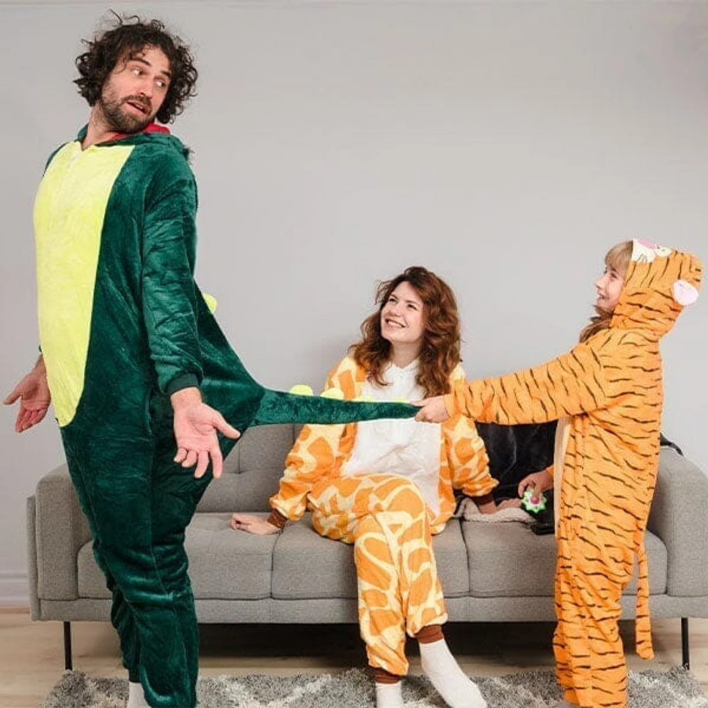 Cozy Cuddler Dinosaur Onesie (Multiple Sizes)