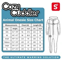 Cozy Cuddler Dinosaur Onesie (Multiple Sizes)