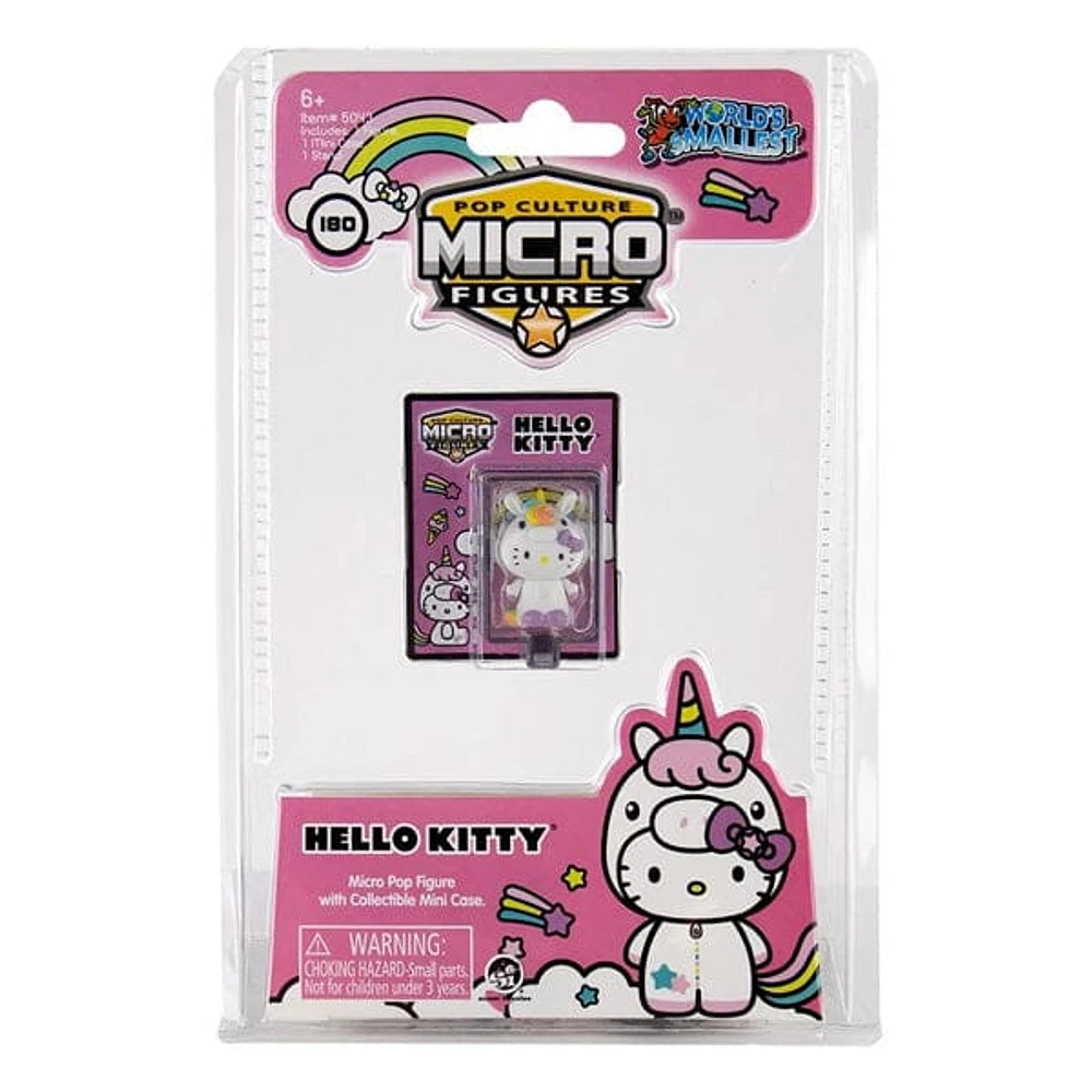 The World's Smallest Collection: World's Smallest Hello Kitty Pop Culture Micro Figures | Ships Assorted