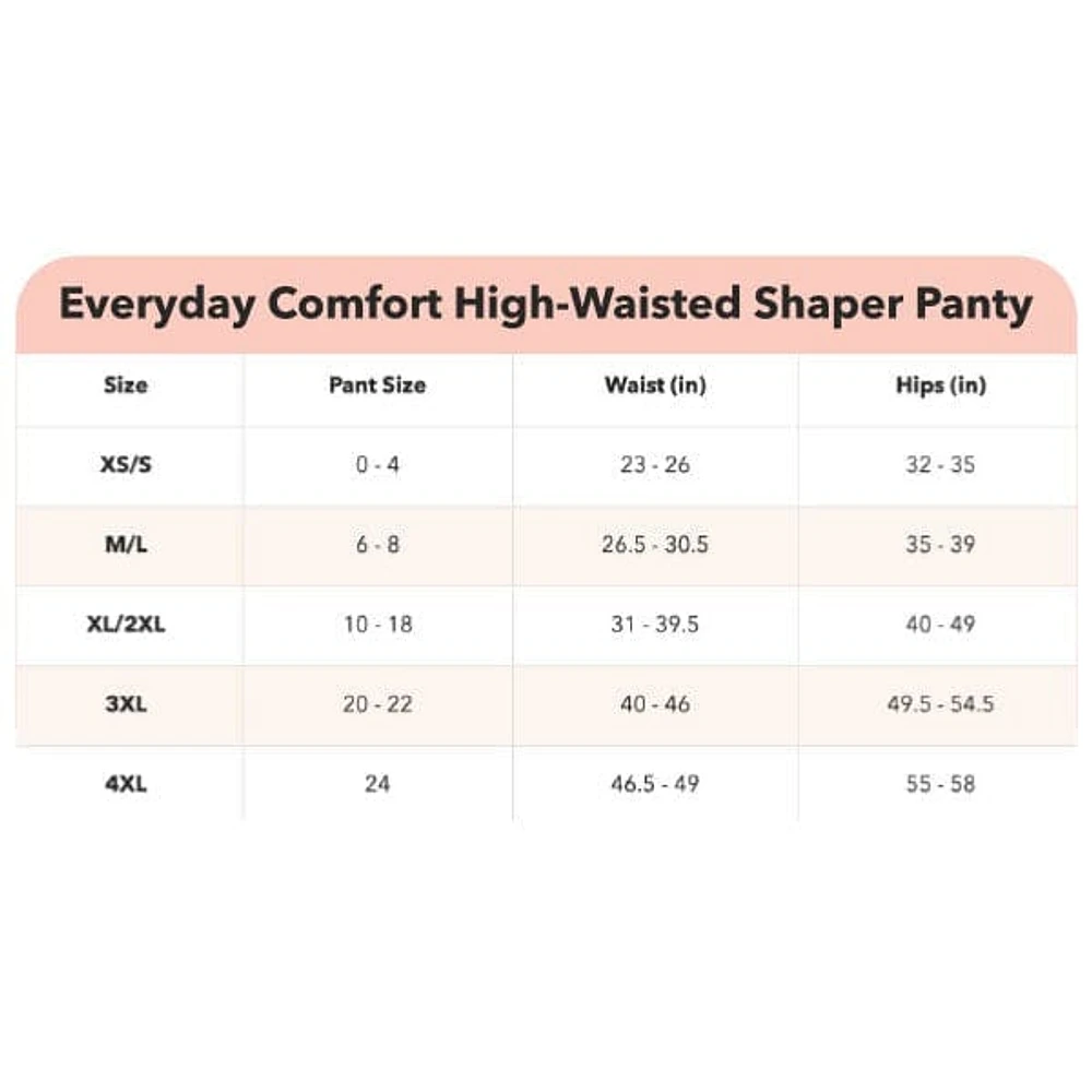 Shapermint Essentials® Everyday Comfort High-Waisted Shaper Panty - Chai