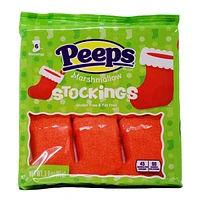 Peeps Christmas Christmas Stockings Marshmallow Candy (3oz)