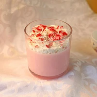 Hidden Gems Peppermint Milkshake Novelty Candle (1 Ring Inside)