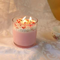 Hidden Gems Peppermint Milkshake Novelty Candle (1 Ring Inside)