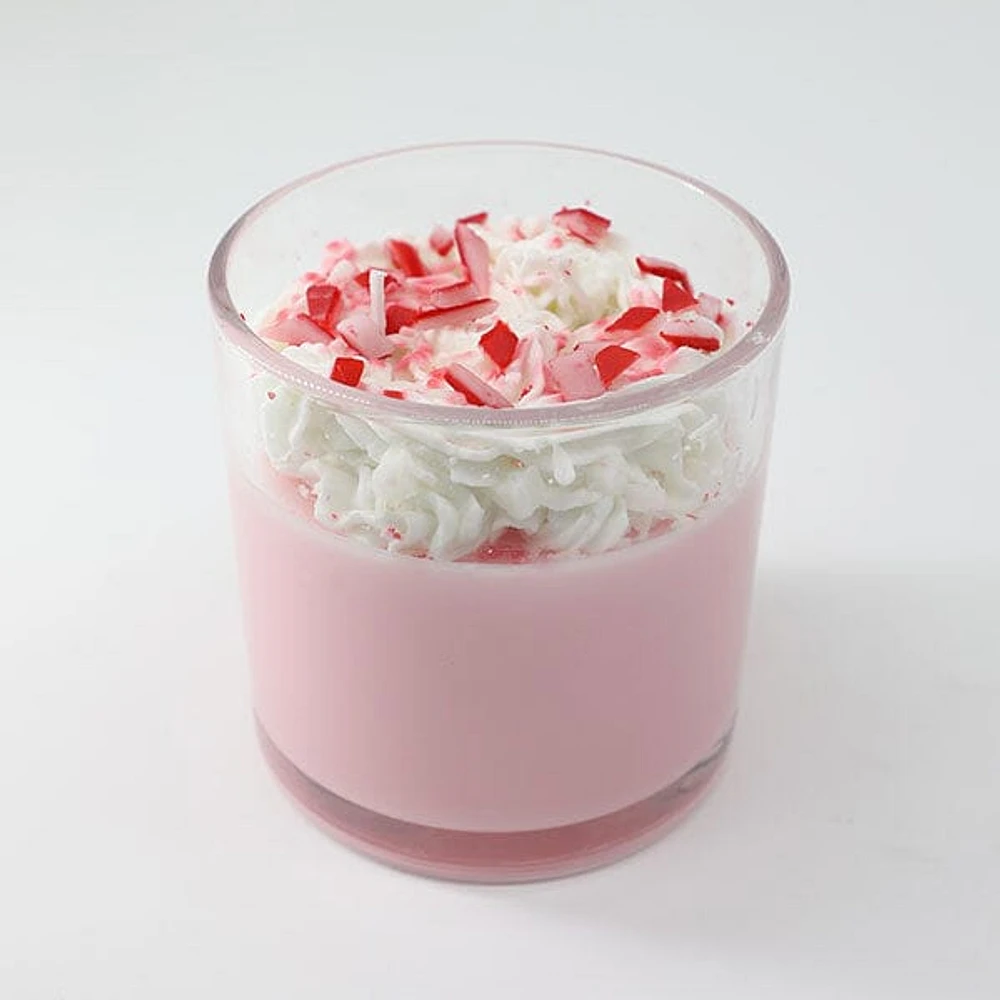 Hidden Gems Peppermint Milkshake Novelty Candle (1 Ring Inside)