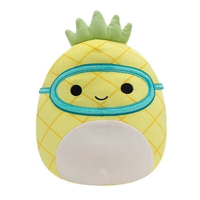 Squishmallows Super Soft Plush Toys | 7.5" Maui the Pineapple (Scuba Mask)