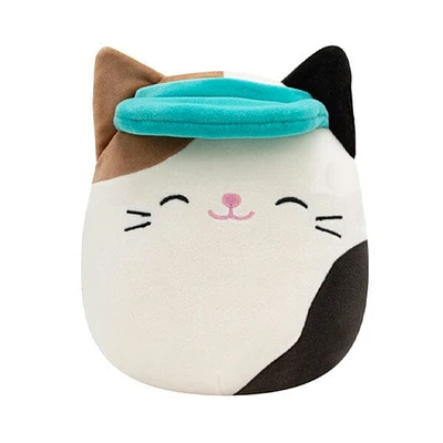 Squishmallows Super Soft Plush Toys | 7.5" Cam the Cat (Sun Visor)