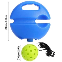 AceTrainer: Pickleball & Tennis Trainer Set w/ Water Baseboard For Rebound Practice