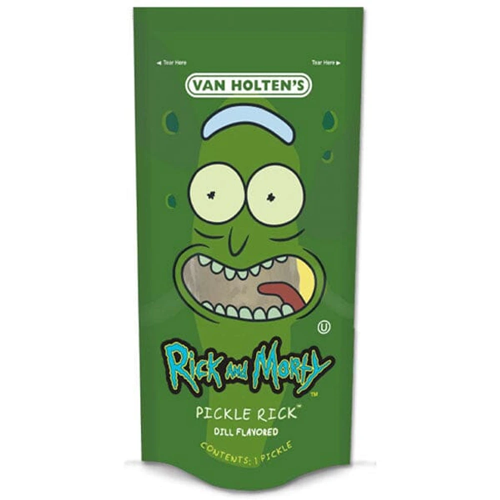 Van Holten's Rick & Morty Special Edition Dill Flavored Pickle Pouch (1pc)