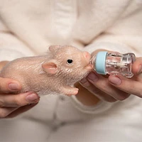 TrueHeart Treasures Reborn Animals: Realistic Mini Silicone Newborn Baby Animals (Multiple Styles)