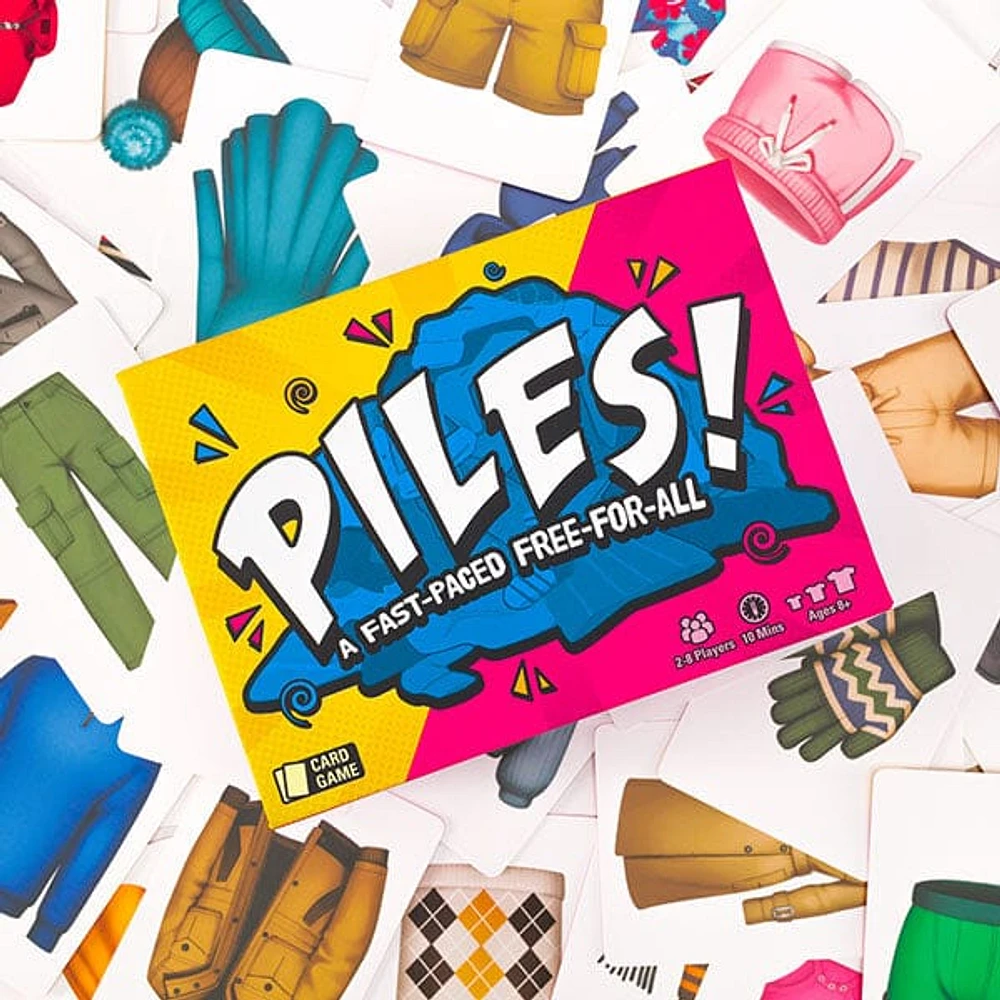 Piles! The Fast-Paced Free-For-All Party Card Game