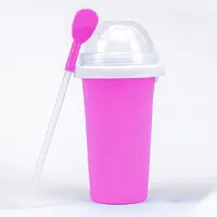 ProKitchen SQUEEZur Instant Slushie Maker Cup | Includes Straw/Spoon NEW Colors!