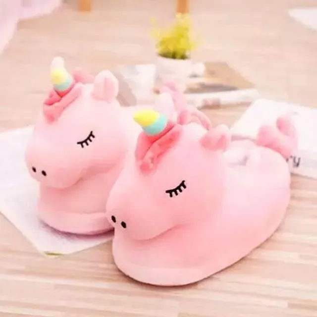 Cartoon Cow Plush Slippers  As Seen On Social • Showcase US