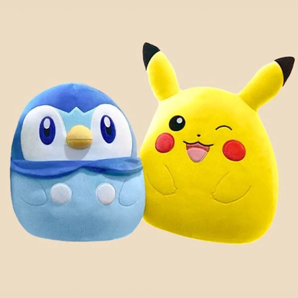 Squishmallows Super Soft Plush Toys | 10" Pokemon Squad | Piplup