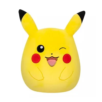 Squishmallows Super Soft Plush Toys | 10" Pokémon Squad | Pikachu (Winking)