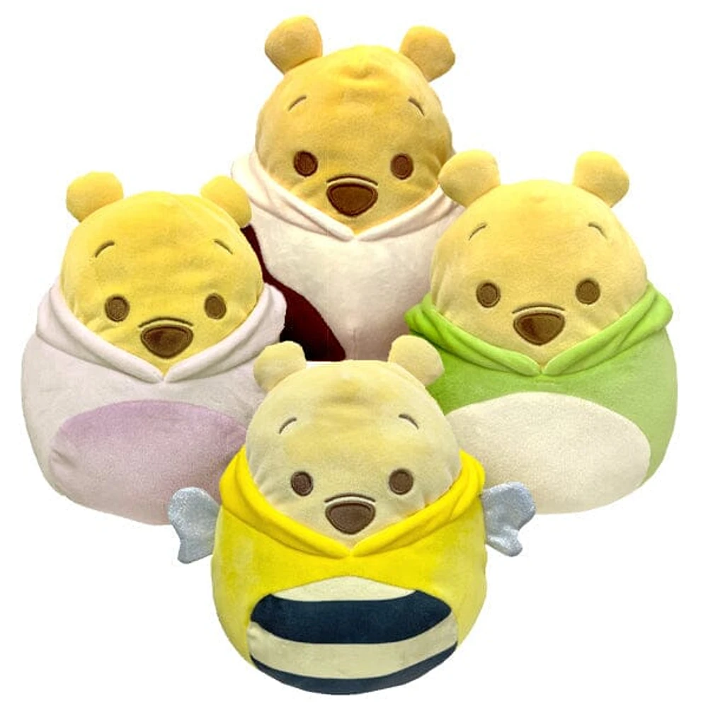 Squishmallows Plush Toys | 8" Peek-A-Pooh Squad | Pooh in Bumble Bee Costume