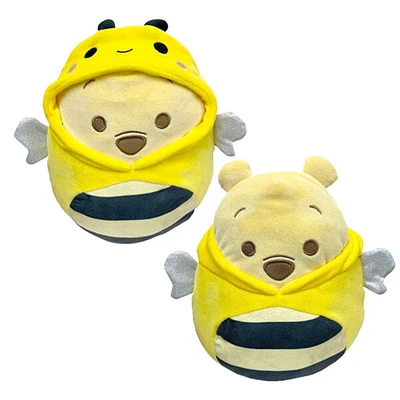 Squishmallows Plush Toys | 8" Peek-A-Pooh Squad | Pooh in Bumble Bee Costume