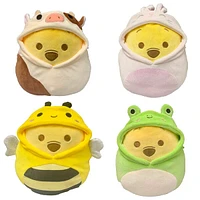 Squishmallows Plush Toys | 8" Peek-A-Pooh Squad | Pooh in Bumble Bee Costume