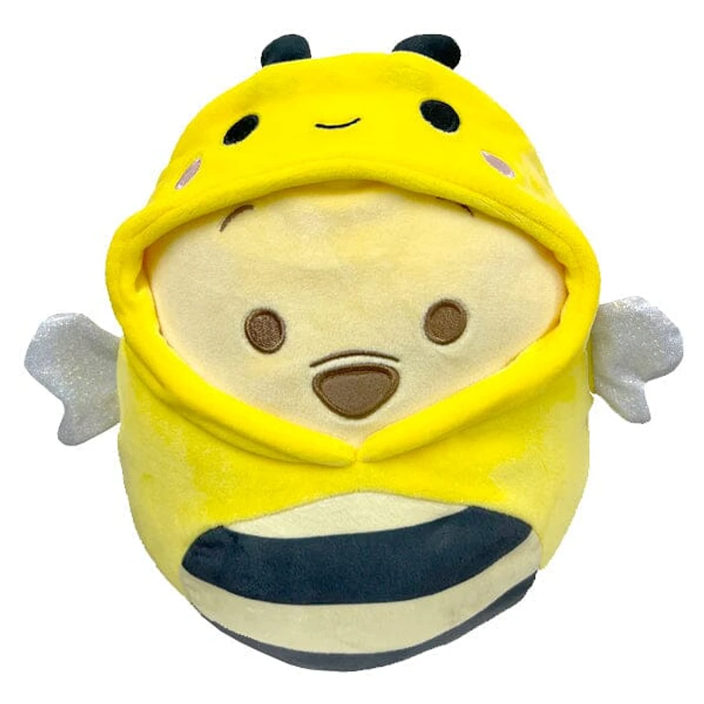 Squishmallows Plush Toys | 8" Peek-A-Pooh Squad | Pooh in Bumble Bee Costume