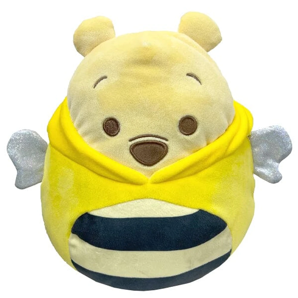 Squishmallows Plush Toys | 8" Peek-A-Pooh Squad | Pooh in Bumble Bee Costume