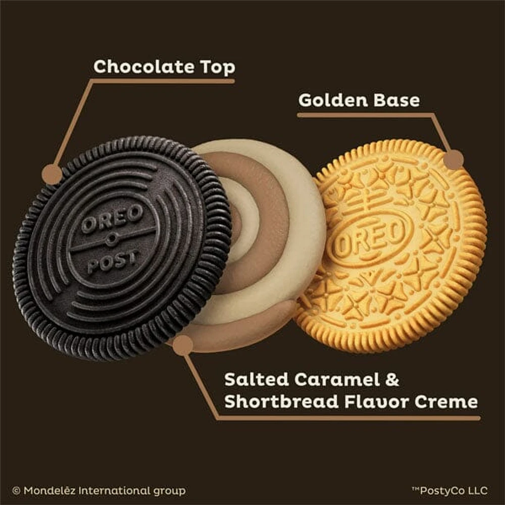 OREO x Post Malone Chocolate Caramel Shortbread Sandwich Cookies (10.68oz) Limited Edition