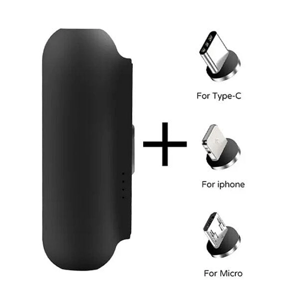 GearWaves: Mini Magnetic 3-in-1 Portable Device Charger Power Bank