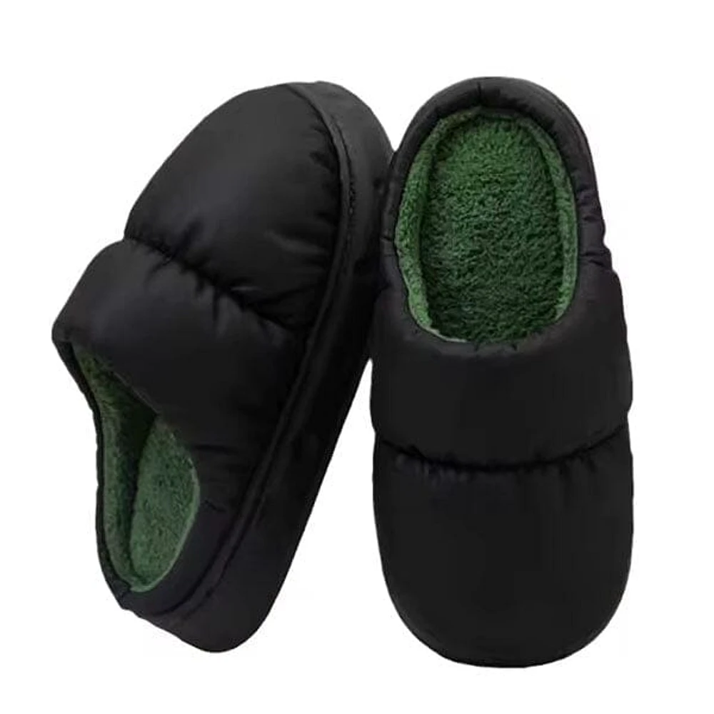 Puffer Slippers Unisex Slides Black (Multiple Sizes)