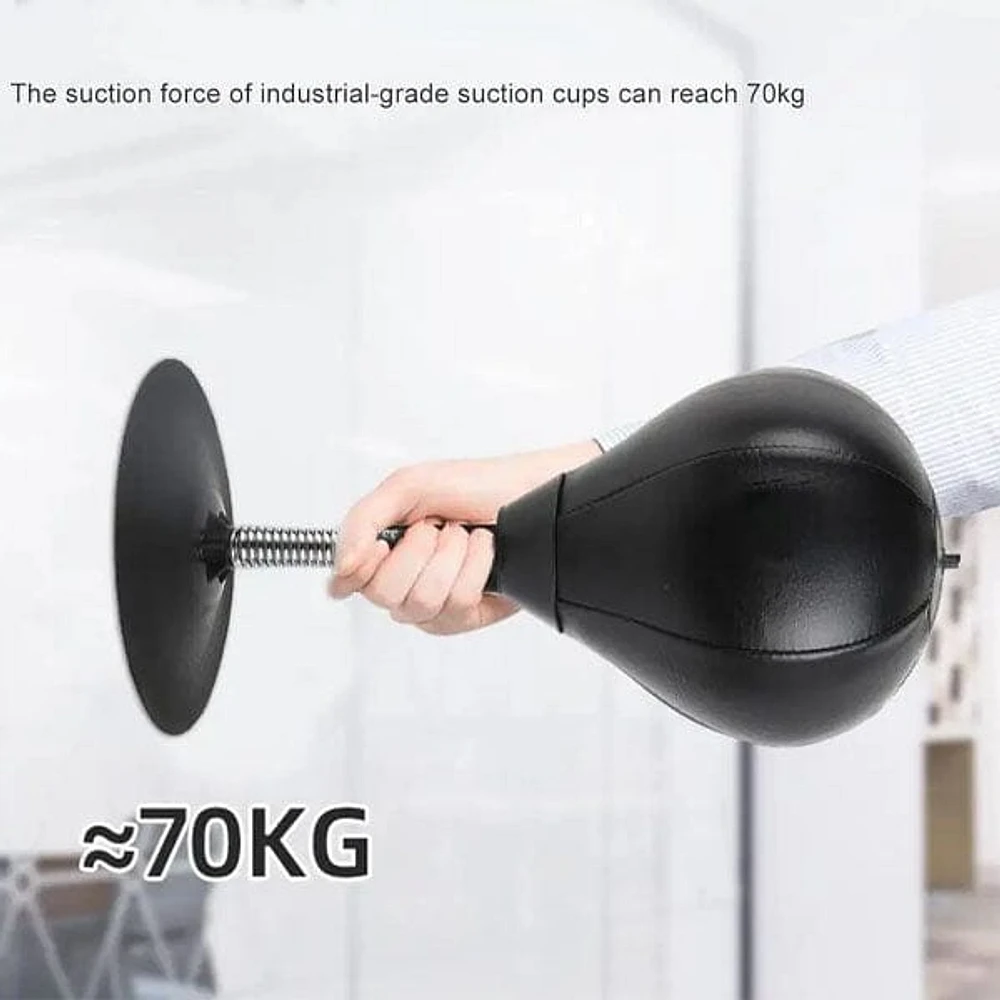 MegaPunch Portable Suction Cup Punching Bag (Includes Pump)