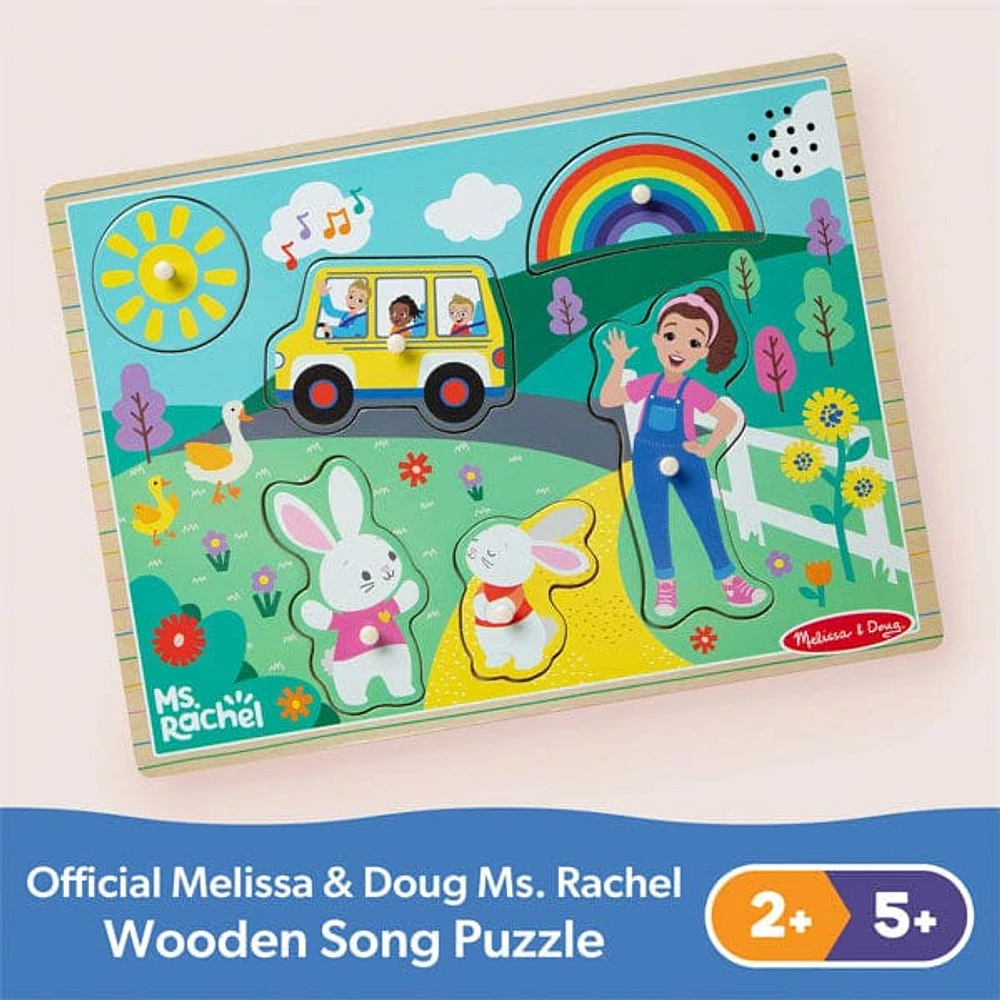 Ms. Rachel Official Wooden Song Puzzle by Melissa & Doug