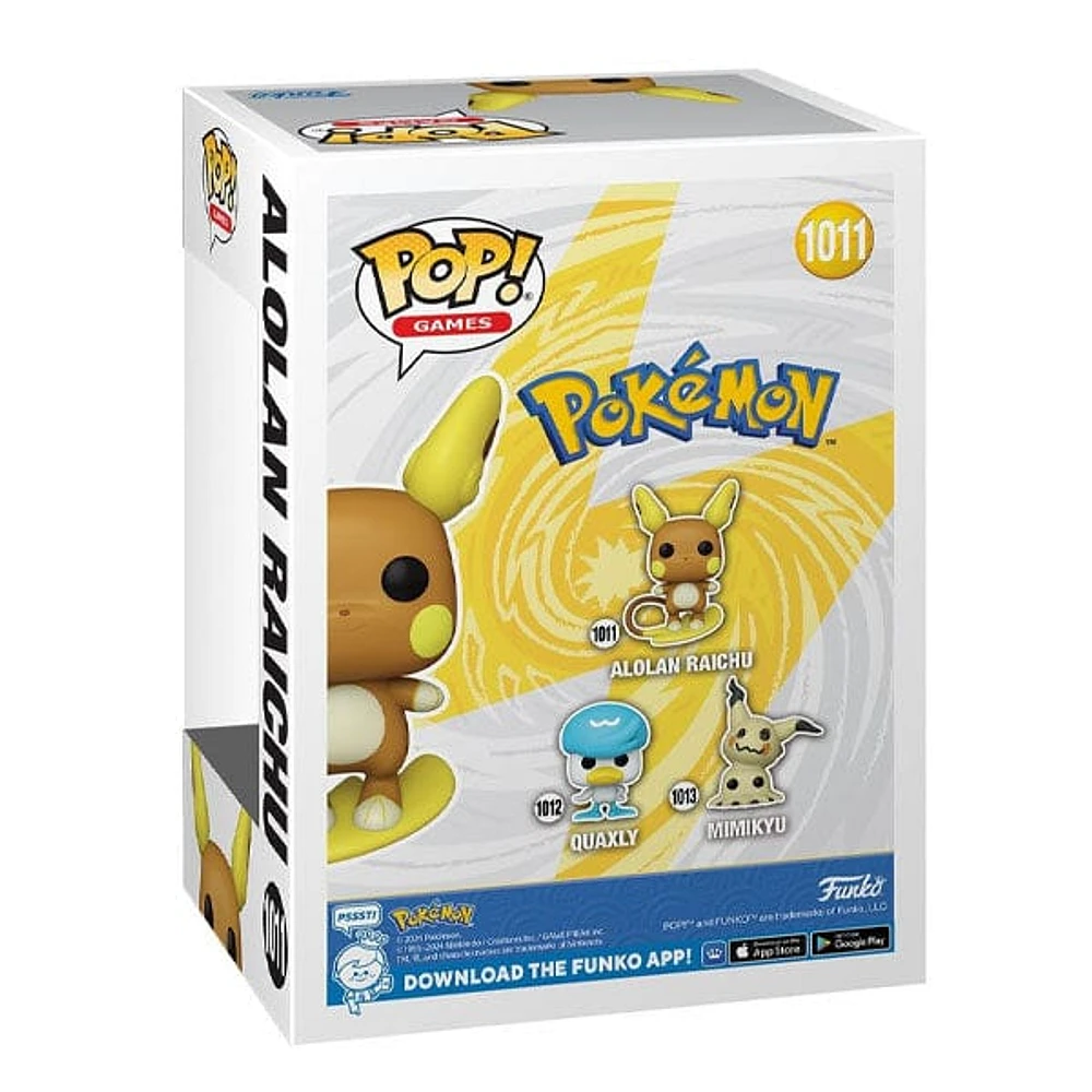 Funko POP! Games: Pokémon Alolan Raichu Vinyl Figure