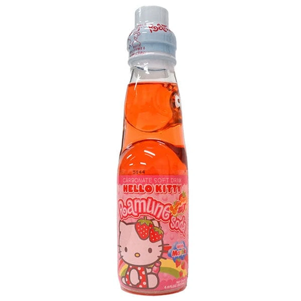 Hello Kitty Ramune Japanese Soda Drink (Multiple Flavors)