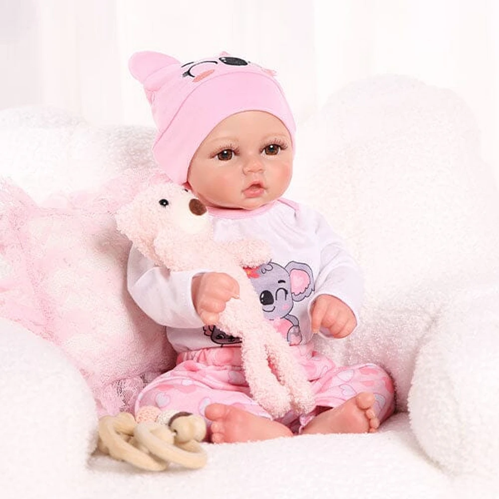 TrueHeart Treasures: Dream Weavers Collection Weighted Reborn Lifelike Baby Dolls (3kg) Baby Evangeline