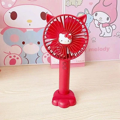 Hello Kitty: Mini Personal Portable Fan w/ Power Bank