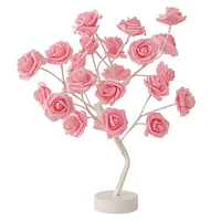 RosiTwists Decorative LED Tabletop Rose Tree Lamp