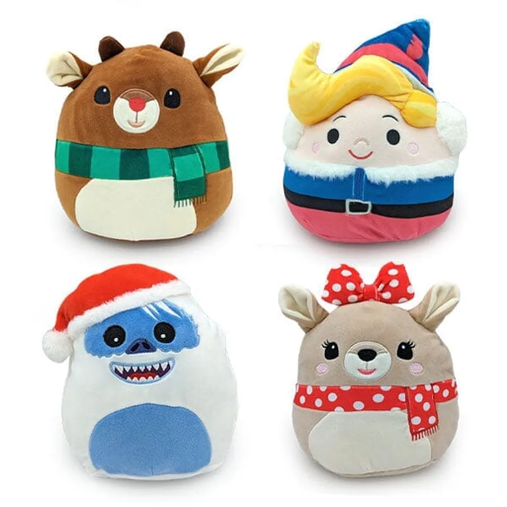 Squishmallows Plush Toys | 8" Holiday 2023 Rudolph Squad | Rudolph the Red-Nosed Reindeer (Green Scarf)