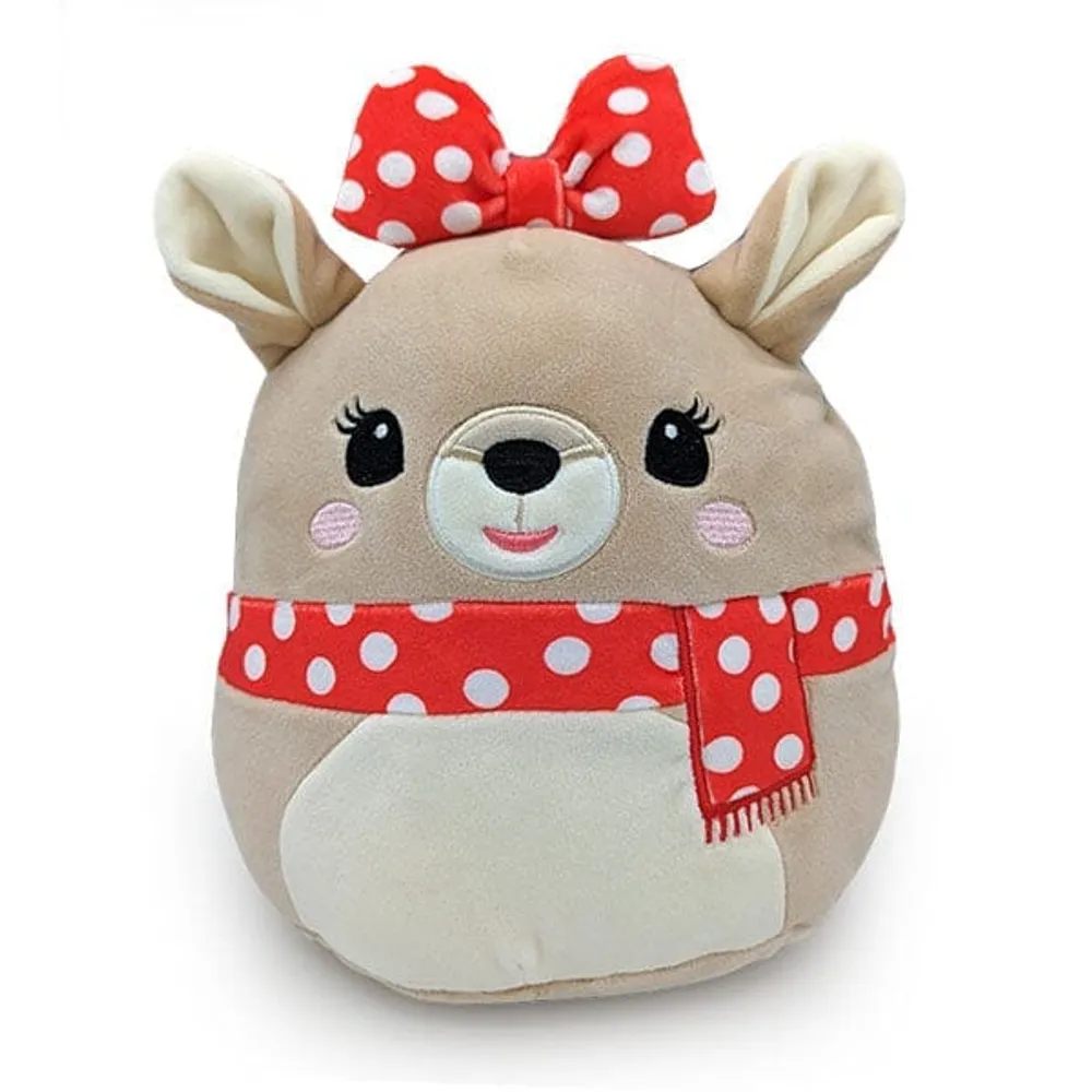 Squishmallows Plush Toys | 8" Holiday 2023 Rudolph Squad | Clarice the Reindeer (Red Scarf)