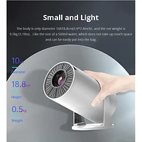 TheaterBeam Projector - Mini Round Projector For Ultimate Experience