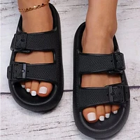 Shhhandals Unisex Adjustable Anti-Slip Buckle Cloud Slides