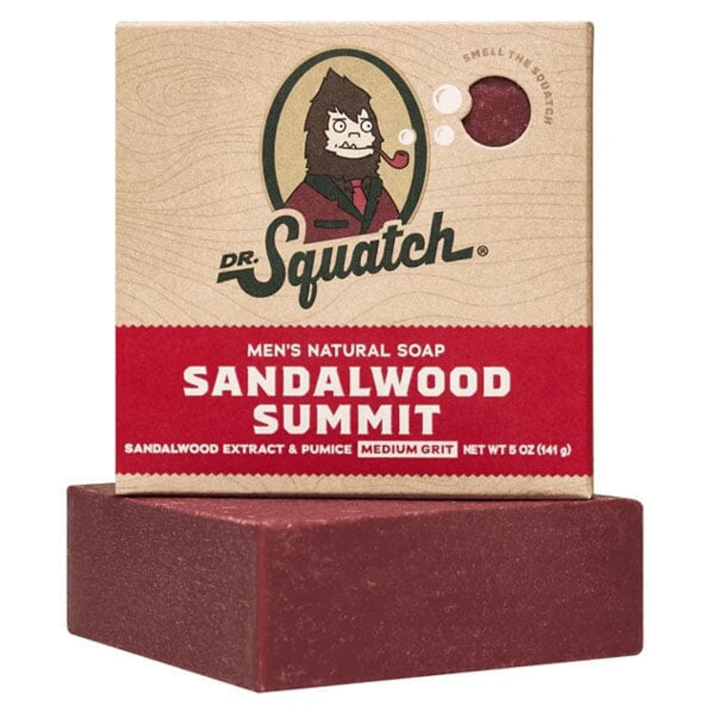 Dr. Squatch® All-Natural Bar Soap For Men - Sandalwood Summit