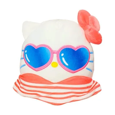 Squishmallows Plush Toys | 8" Hello Kitty & Friends Beach Squad | Hello Kitty in Swim Suit