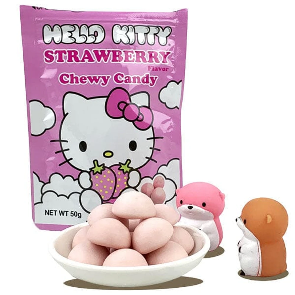 Sanrio Hello Kitty Strawberry Flavor Soft Chewy Candy (50g)