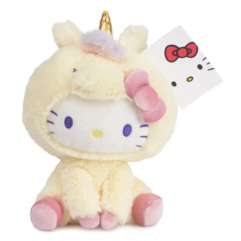 Sanrio Hello Kitty & Friends GUND Plush Collection | 6" Hello Kitty in Pastel Unicorn Costume