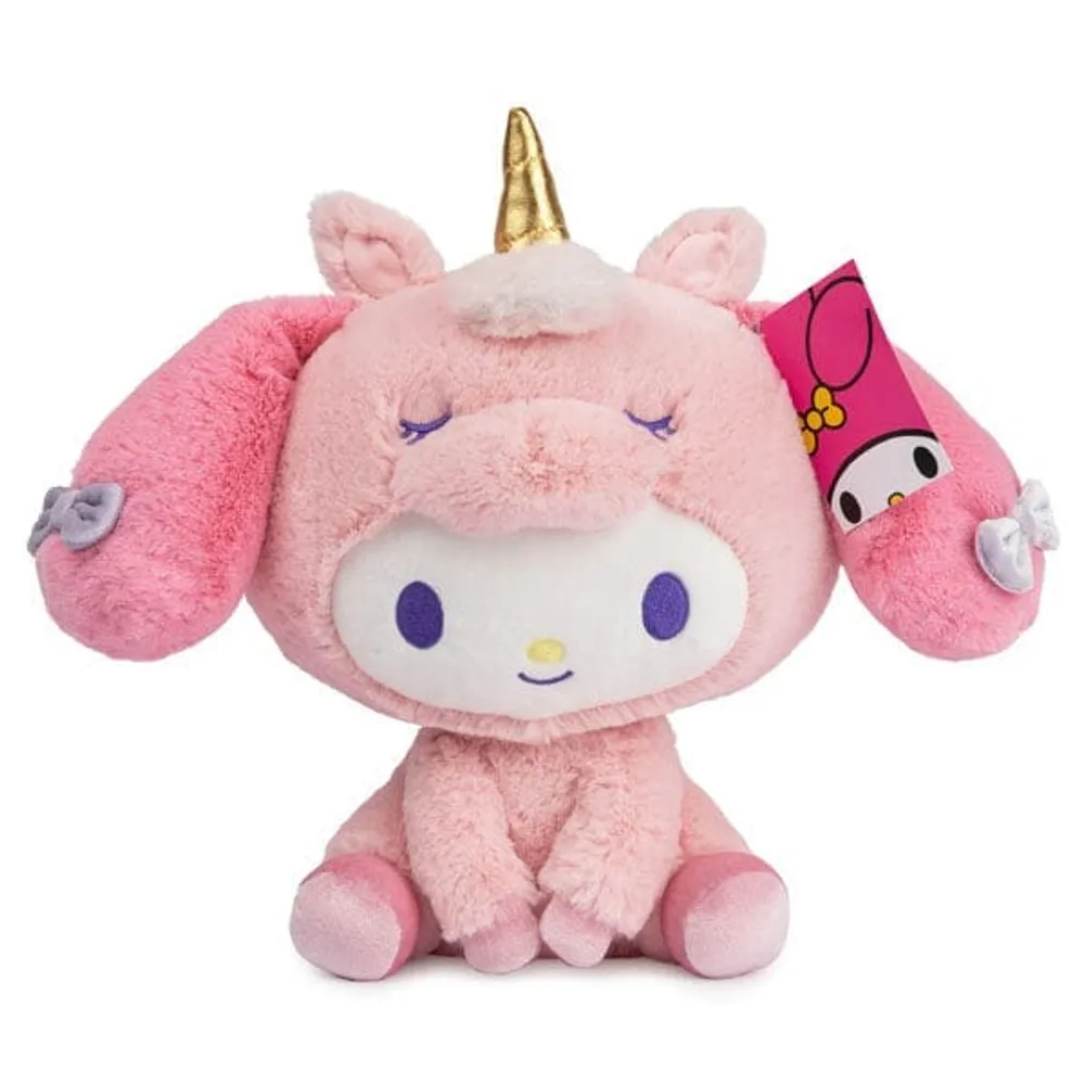 Sanrio Hello Kitty & Friends GUND Plush Collection | 9.5" My Melody in Pastel Unicorn Costume