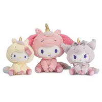 Sanrio Hello Kitty & Friends GUND Plush Collection | 6" Kuromi in Pastel Unicorn Costume