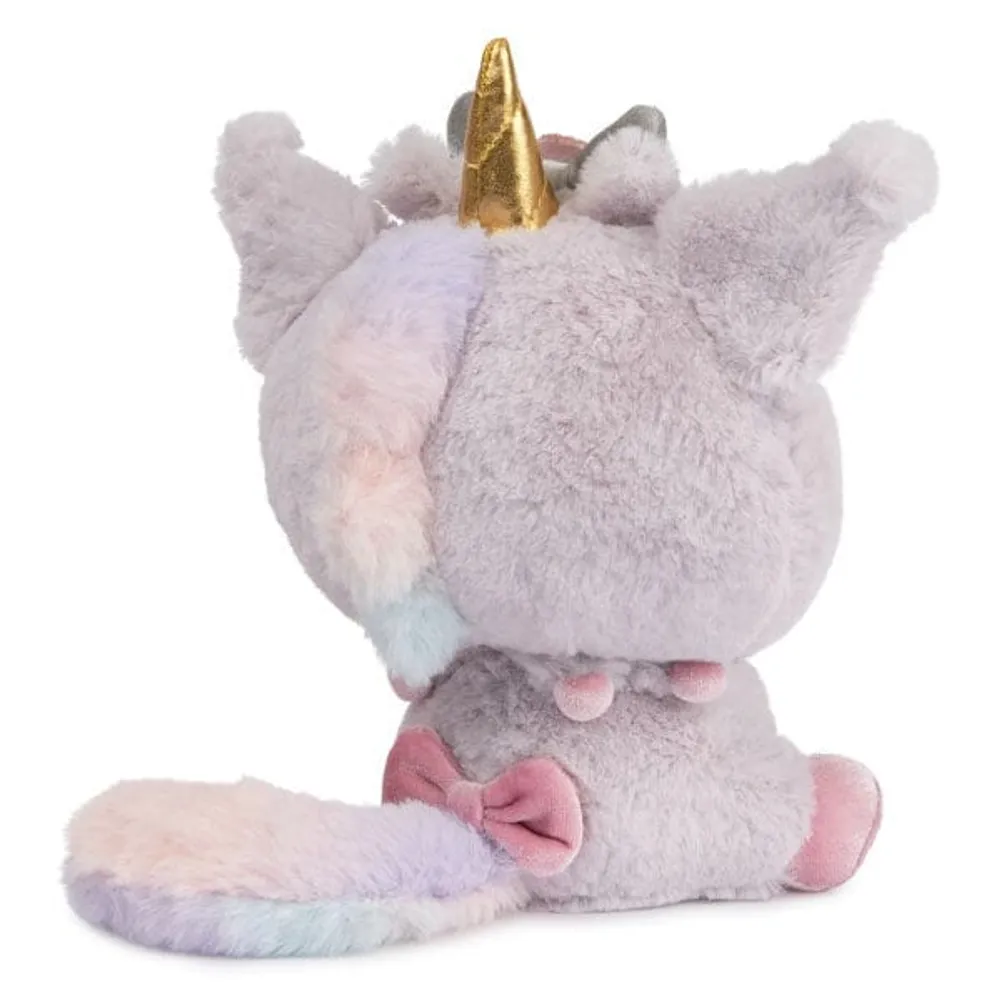 Sanrio Hello Kitty & Friends GUND Plush Collection | 6" Kuromi in Pastel Unicorn Costume