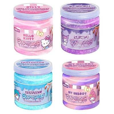 Sanrio Hello Kitty & Friends SlimyGloop Assorted Characters Pre-Made & Ready To Play Sparkle Slime (1 Jar)