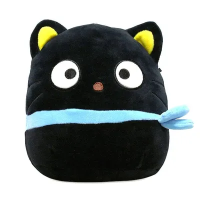 Squishmallows Plush Toys 8" Original Sanrio Squad Chococat in Blue Bandana