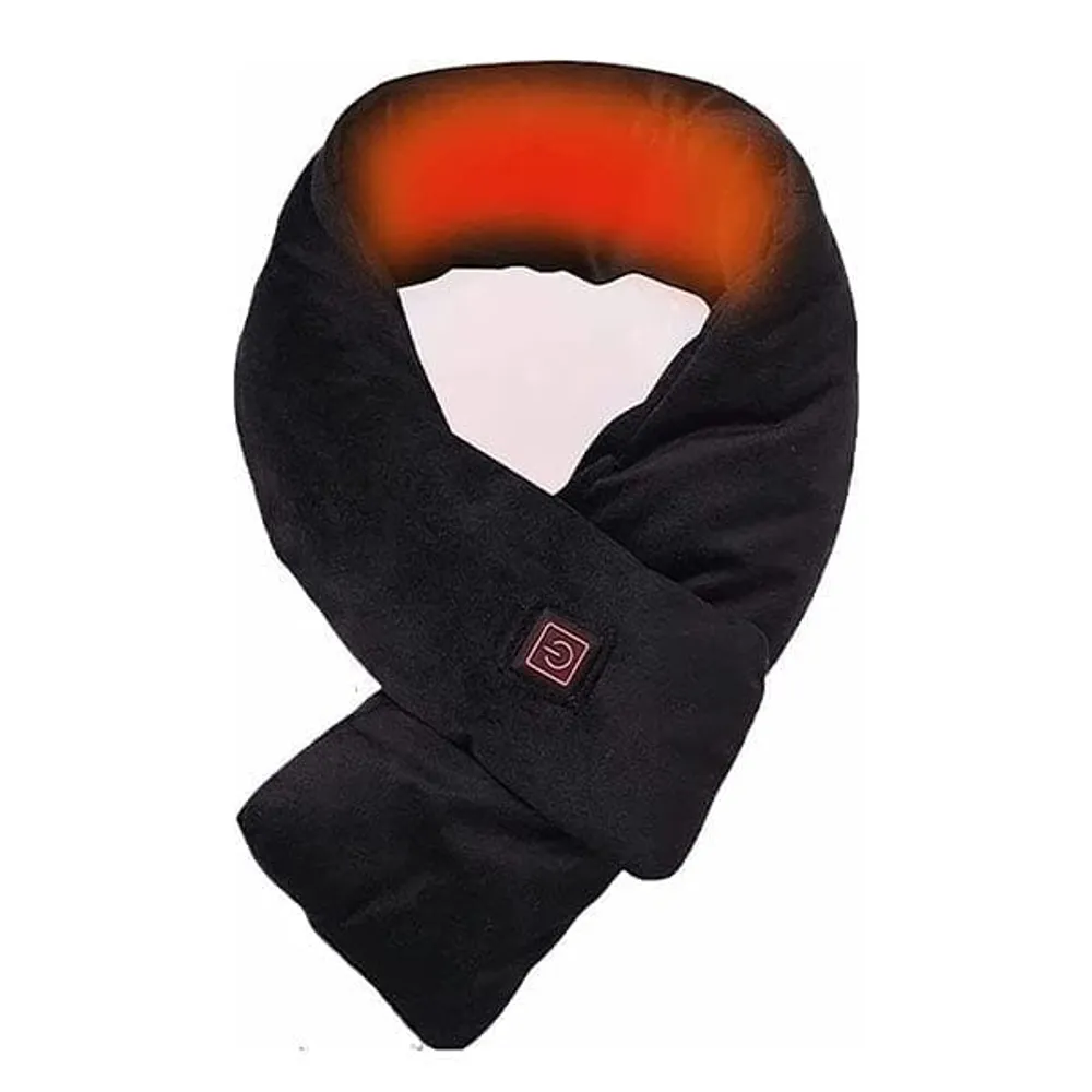 HeatMatez Heated Velcro Scarf | Includes USB Power Bank